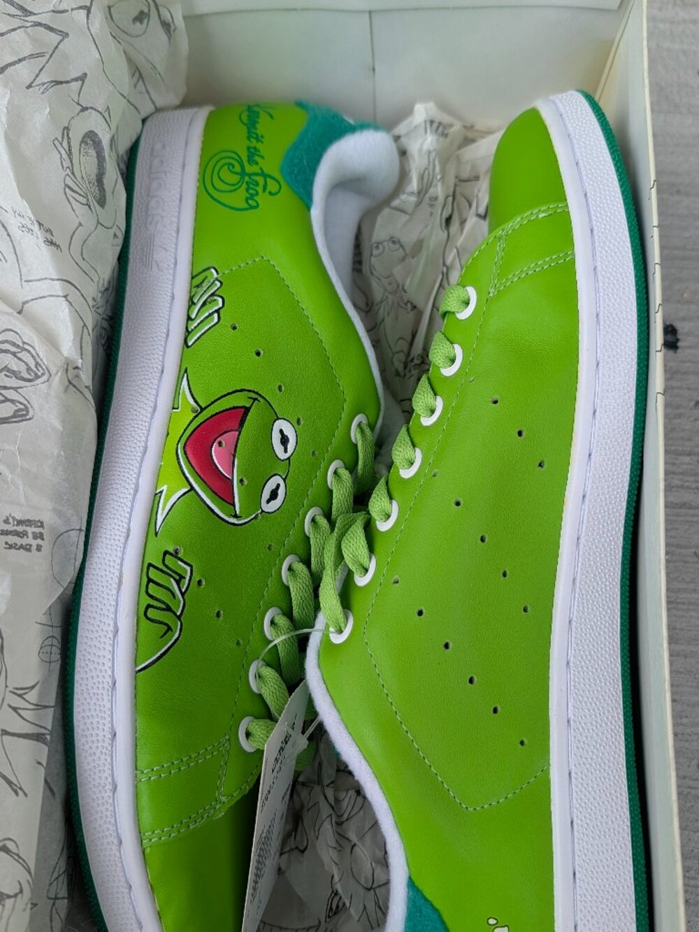 Adidas Stan Smith x The Muppets Kermit The Frog G4